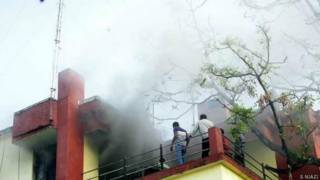 इटारसी रेलवे स्टेशन पर आग