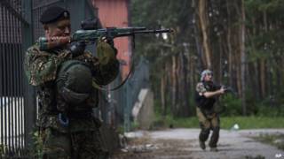 Бой в Марьинке, Донецкая область