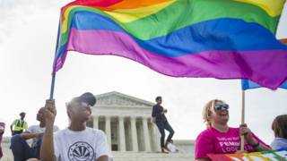 Defensores do casamento gay em Washington (EPA)