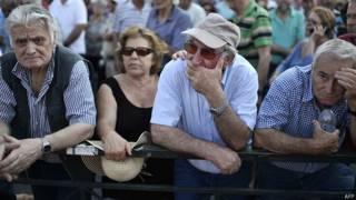 La permanencia de Grecia en el euro está puesta en cuestión.