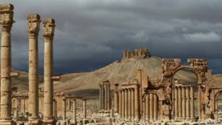Baal Shamin Temple in Palmyra, Syria