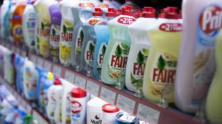 Средства для мытья посуды "Fairy" и другие