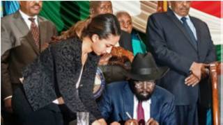 Impande zihanganye ziherutse gusinya amasezerano y'amahoro