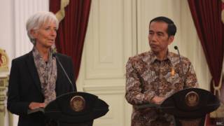 Christine Lagarde dan Joko Widodo