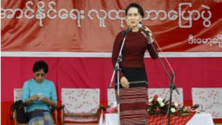 Daw Aung San Suu Kyi in Kayar State