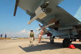 Российский военный самолет в Сирии