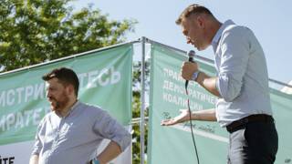 Леонид Волков и Алексей Навальный