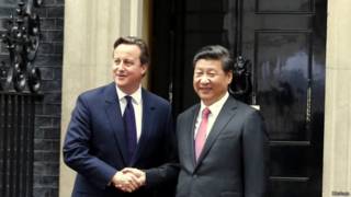 卡梅伦与习近平