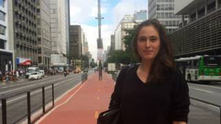 A pesquisadora Leah Zamore (Foto: João Fellet/BBC Brasil)