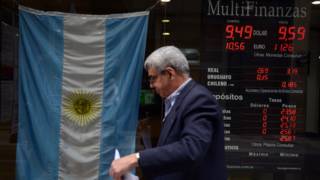 Casa de cambio en Argentina