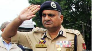 जम्मू कश्मीर पुलिस प्रमुख के राजेंद्र