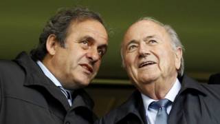 Platini y Blatter