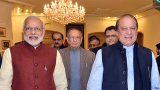 मोदी और नवाज़ शरीफ़