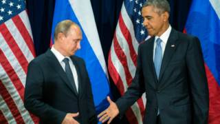 Vladimir Putin y Barack Obama