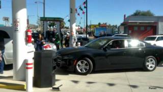 Gasolinera de Pemex en Houston, Texas.