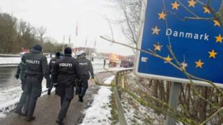 Пограничный контроль в Дании