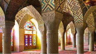 La mezquita de de Nasir ol Molk, Irán