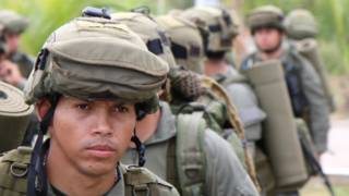 Policía de fuerzas especiales de Colombia