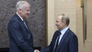 Путин и Зеехофер