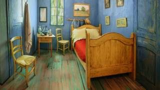 Recreación de "La habitación" de Van Gogh