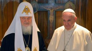 El Patriarca Kirill y el Papa Francisco
