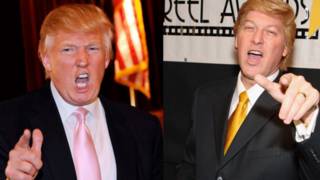 Trump y su imitador Robert Ensler