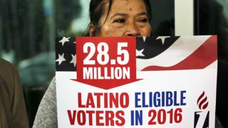 Hispanas con Hillary Clinton