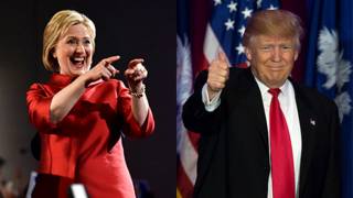Clinton Trump