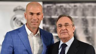 Zinedine Zidane y Florentino Perez