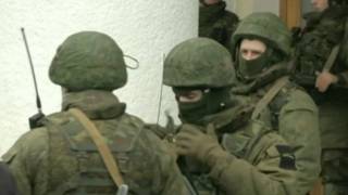 У российских солдат во время захвата Крыма не было опознавательных знаков