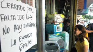 tienda sin luz en Venezuela