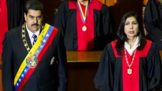 Nicolás Maduro y Gladys Gutiérrez
