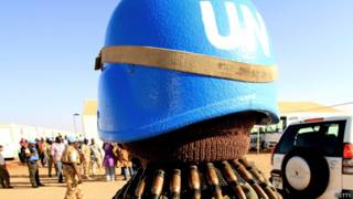 Soldados europeos de la ONU en África