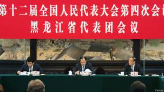 3月6日,十二届全国人大四次会议黑龙江代表团小组会议向媒体开放。