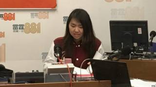 港大學生會新任會長孫曉嵐