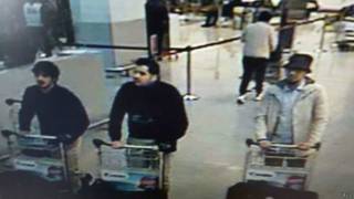 Sospechosos de ataque a aeropuerto en Bruselas