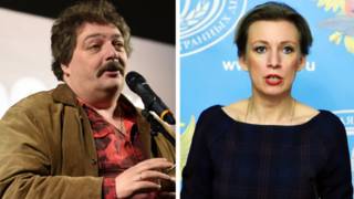 Дмитрий Быков и Мария Захарова