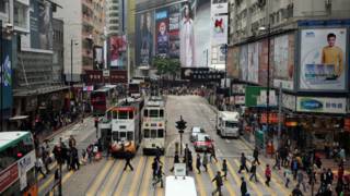 香港銅鑼灣街景