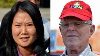 Keiko Fujimori y Pedro Pablo Kuczynski
