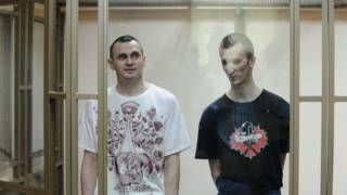 Олег Сенцов (слева) и Александр Кольченко