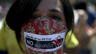Protesta de mujeres en México (archivo)
