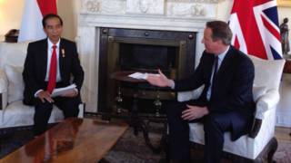 Joko Widodo dan David Cameron