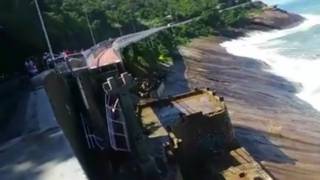 Onda muito forte pode não ter sido prevista no projeto