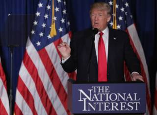 Дональд Трамп выступает с программной речью по внешней политике