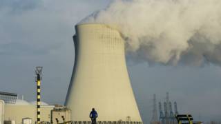 Reactor nuclear belga en Doel, al norte del país