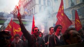 Protesta en Francia
