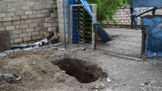Двор жилого дома в Тертере