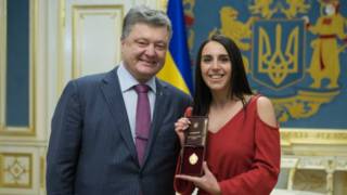 Петро Порошенко і Джамала