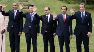 Лидеры G7 в Японии