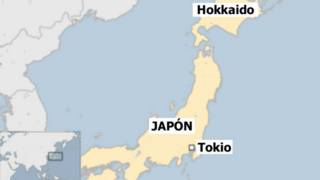 Mapa Hokkaido